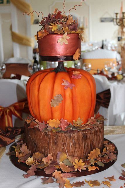 Pumpkin Wedding Cake Pumpkin Wedding Pumpkin Wedding Cakes Fall