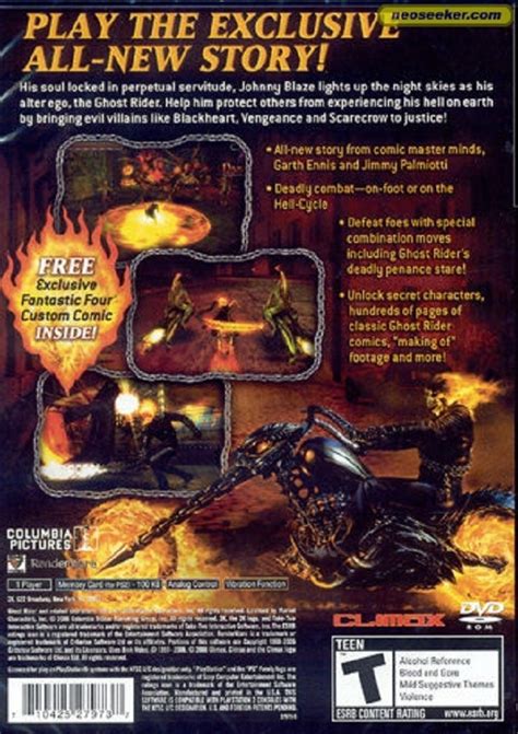 Ghost Rider Sony Playstation 2 Game