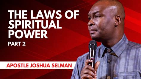 Apostle Joshua Selman The Laws Of Spiritual Power Ll YouTube