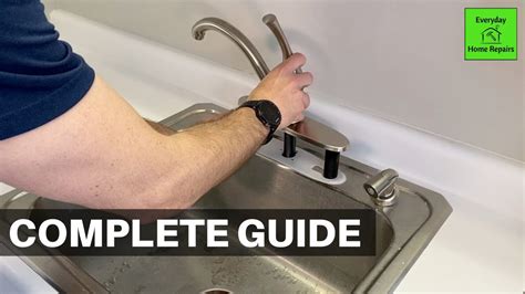 What tools i need to install a faucet? How To Install A New Delta Kitchen Faucet (Including ...