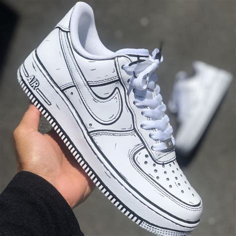 Once you have an idea about your design and you've got all the products you need, you can get started with customizing your sneakers. Cartoon Nike AirForce 1 Custom - Restoration Plug