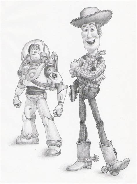 Toy Story By O O P On Deviantart Disney Drawings Sketches Disney