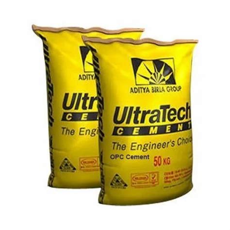 Ultratech Cement Opc 53 Packaging Size 50 Kg At Rs 470bag In Navi
