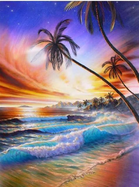 Find over 100+ of the best free sunset painting images. Beach Sunset Diamond Painting - DiamondXpres