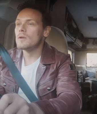Men In Kilts A Roadtrip With Sam And Graham Sam Heughan Leather Jacket