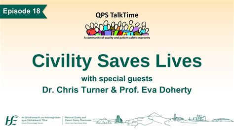 QPS TalkTime Ep 18 Civility Saves Lives YouTube