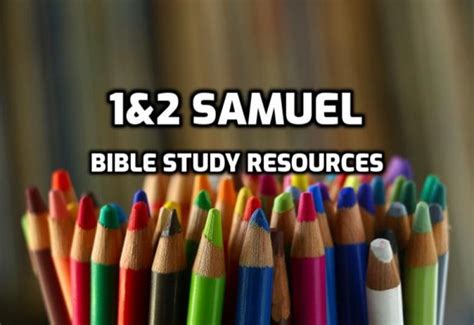 Samuel Bible Study Resources Wednesday In The Word