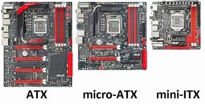 Motherboards Atx Vs Micro Atx Vs Mini Itx