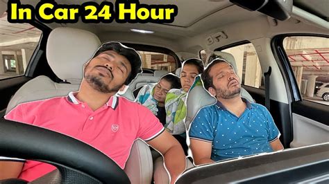 Living Inside A Car For 24 Hours Challenge Hungry Birds Youtube
