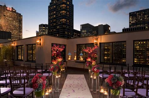 Stunning Park Views From The Peninsula New York Rooftop Wedding