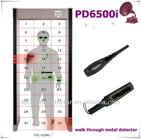 33 Zones Garrett Pd6500i Walk Through Metal Detector Garrett Pd6500i