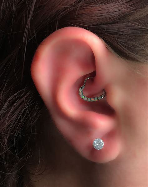 Daith Piercing Piercings Ear Jewelry Fall Fashion Diamond Earrings
