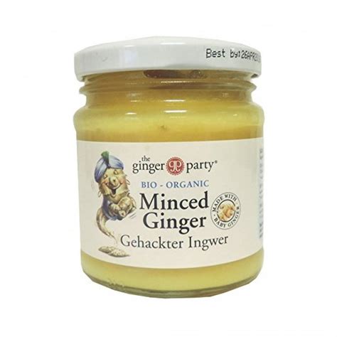 The Ginger Party Minced Ginger 190g Approved Food