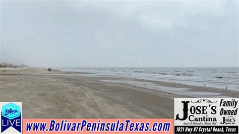 Beachfront Crystal Beach Texas And Bolivar Live