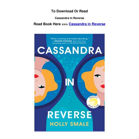 Pdf Download Cassandra In Reverse By Holly Smalepdf Docdroid