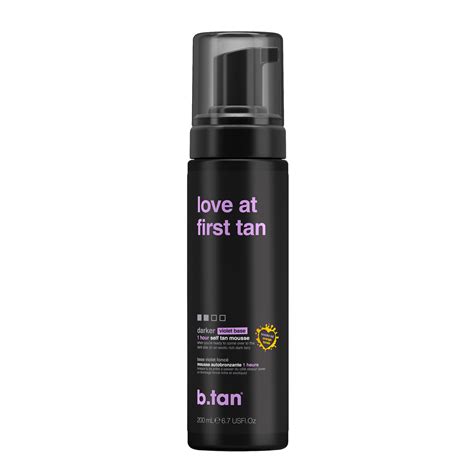 B Tan Love At First Tan Self Tan Mousse 6 7oz Sunless Tanning Products