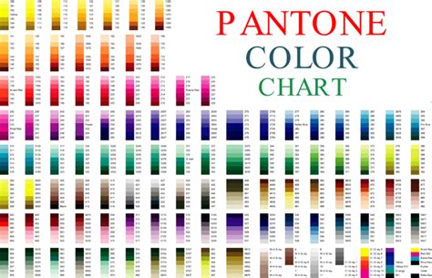 Image Result For Names Of Pantone Colors Pantone Color Chart Pantone
