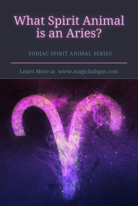 What Is A Aries Spirit Animal Meanings For Your Spirit Animal Guides