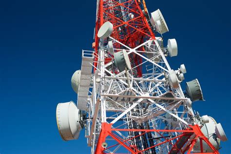 Telecommunications Tower View Stock Photo Image Of Radio
