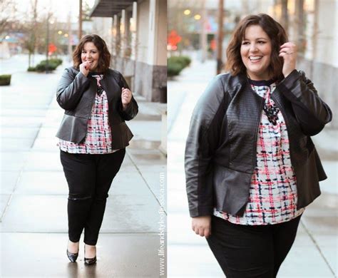 Perfect Plus Size Black Ripped Knee Skinny Jeans Blogger Pick Jessica