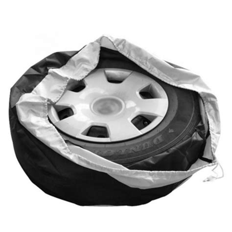 4pcs Waterproof Custom Car Storage Bag Spare Tire Wheel Cover Car Spare