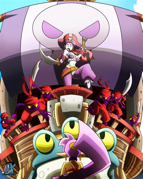 Shantae Half Genie Hero Risky Boots Attack By Izhardraws On Deviantart