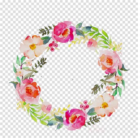Wreath With Flowers Clipart 10 Free Cliparts Download Images On