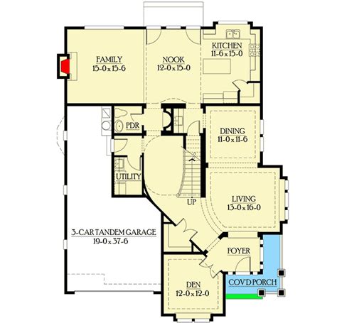 Plan 23143jd Perfect For Narrow Or Corner Lots How To Plan House