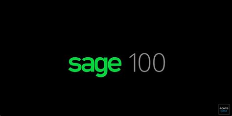 Sage 100 Erp Software For Small And Mid Sized Companies