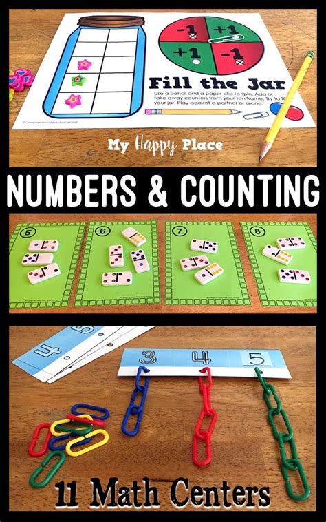 11 Hands On Number And Counting Math Centers For Kindergarten Great