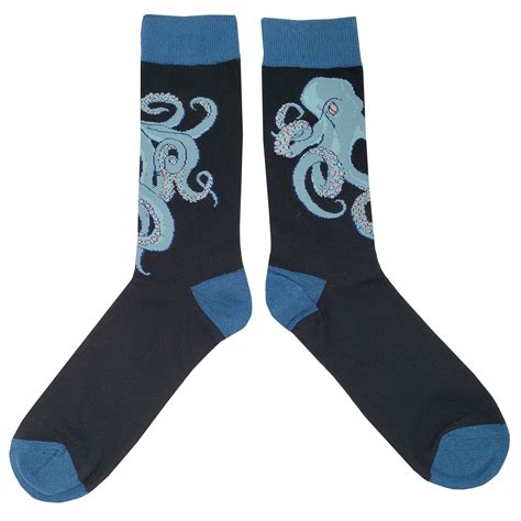 Blue Octopus Socks Fun And Crazy Socks At