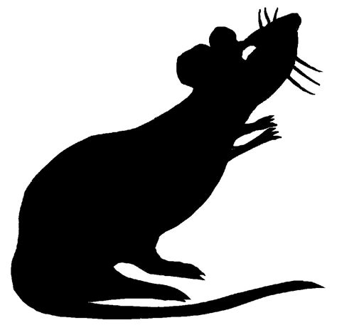 Cartoon Rat Silhouette Polish Your Personal Project Or Design With