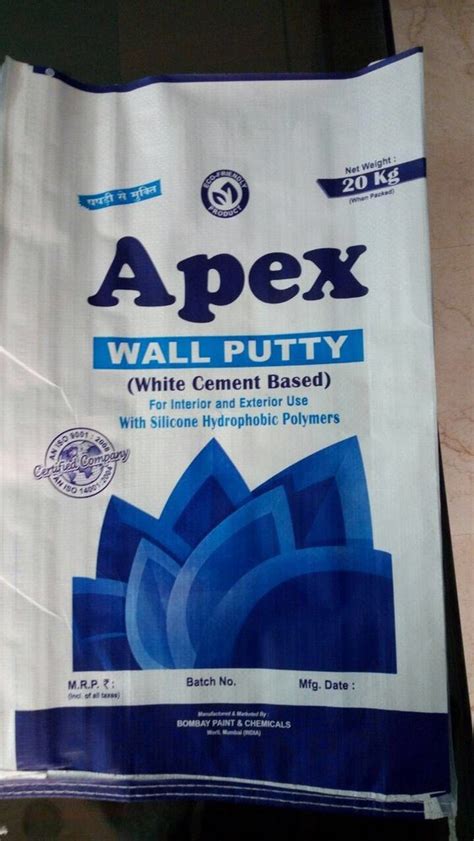 Ready Made Wall Putty Packaging Bags At Rs 18piece In New Delhi Id