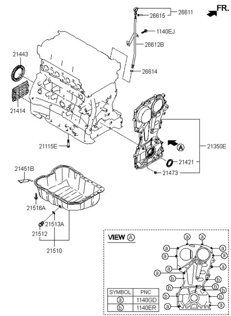 现代起亚cover Assy Timing Chain213502gga0 Yiparts