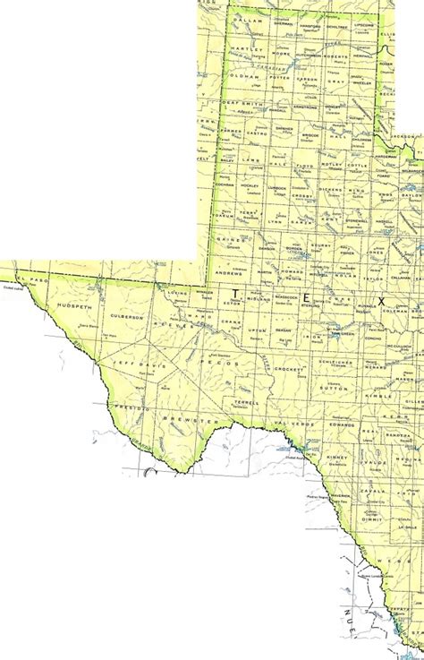 Texas County Highway Maps Browse Perry Castañeda Map Collection
