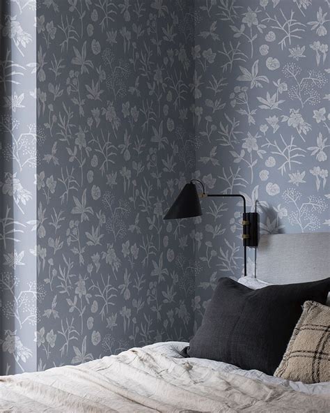 Recharge And Revive With Johanna Light Blue This Block Print Wallpaper