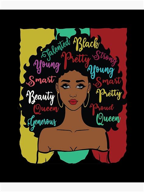 Black Girl Power African American Girl Poster For Sale By Lactus Redbubble