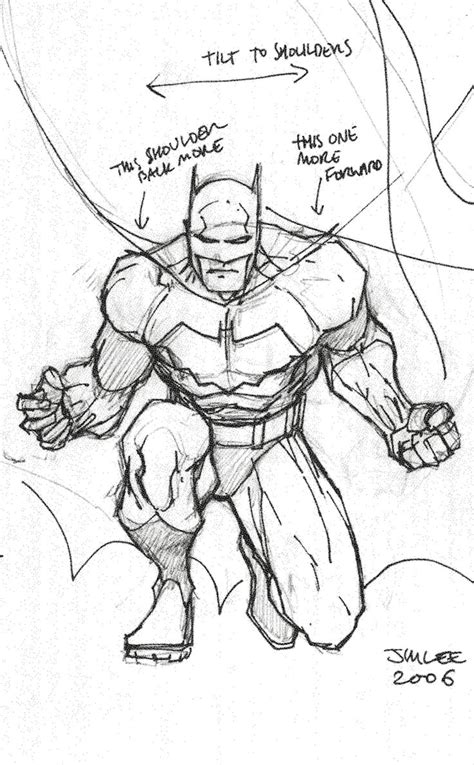 How to draw Batman by Jim Lee Desenhos aleatórios Desenho batman