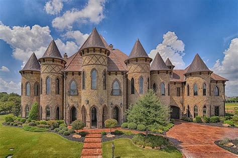 19000 Square Foot Castle Like Stone And Brick Mansion In Southlake Tx