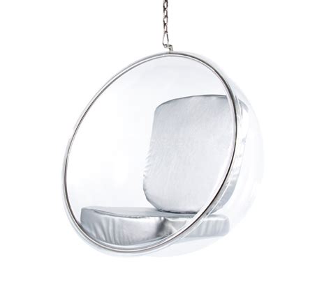 According to eero's notes, the bubble hangs from the ceiling because 'there is no nice way to make a clear pedestal.' Eero Aarnio Bubble Chair, 697,00