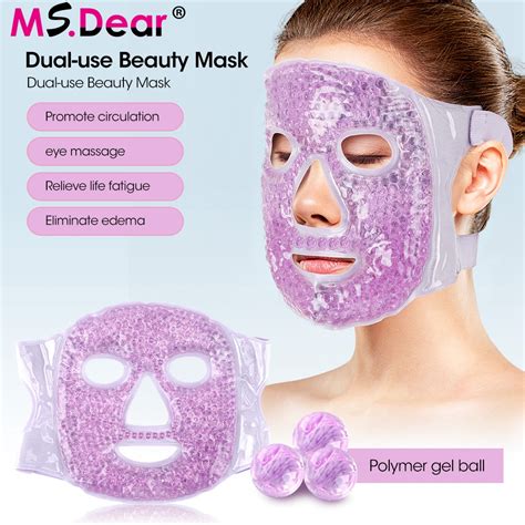 Gel Cold And Hot Compress Beauty Mask Reuse Hollow Eye Mask Ice