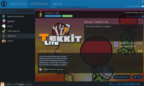 All translations and languages added to the launcher, which are not the base english language, are all community driven, and anyone is free to contribute, if you choose to. Technic Launcher + Cracked +Kurulum+ 32bit / 64 bit ...