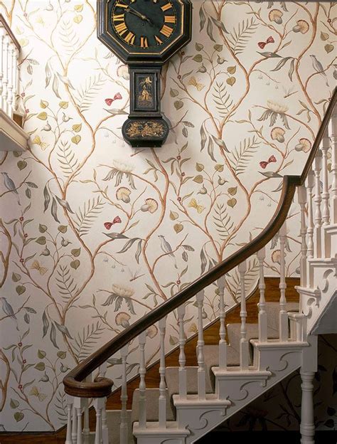 8 Decorating Ideas For A Heavenly Hallway Wallpaper Staircase