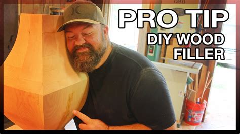 Especially if you are attempting to fill the holes in after you have stained the. Pro Tip DIY Wood Filler - YouTube