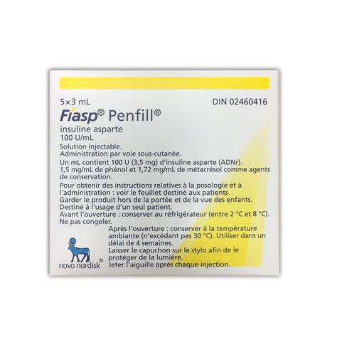 Fiasp Cartridge Insulin Aspart Pharmaserve