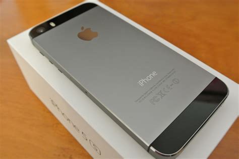Iphone 5s Space Gray Back