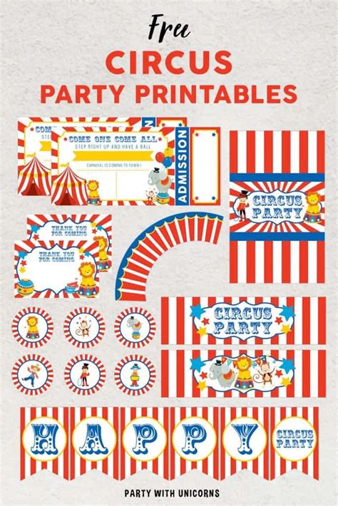 Carnival Party Printables My Xxx Hot Girl