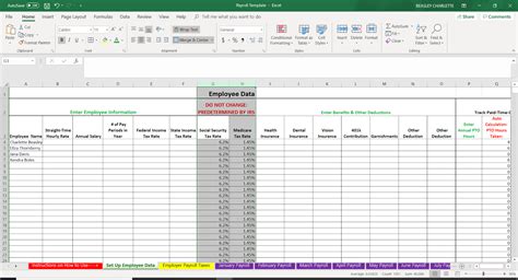 How To Do Payroll In Excel In Steps Free Template