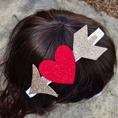 Valentines Day Headband Kids Holiday Headband Heart Etsy
