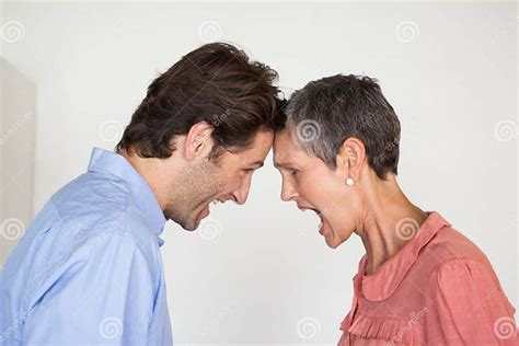 Angry Business People Shouting At Each Other Stock Image Image Of